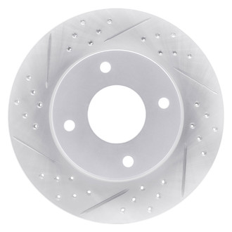 Dynamic Friction Company® - Drilled and Slotted Brake Rotor