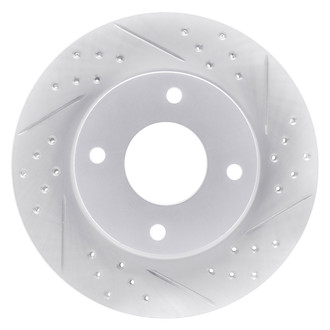 DFC® - Drilled and Slotted Front Passenger Side Brake Rotor