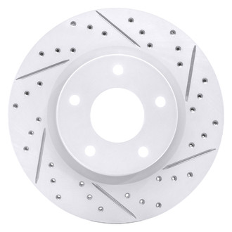 DFC® - Drilled and Slotted Front Passenger Side Brake Rotor