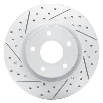 Dynamic Friction Company® - Drilled and Slotted Brake Rotor