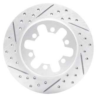 Dynamic Friction Company® - Drilled and Slotted Brake Rotor