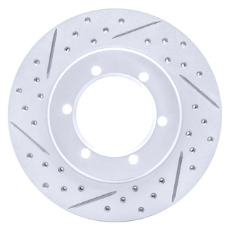 Dynamic Friction Company® - Drilled and Slotted Brake Rotor