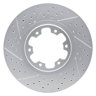 Dynamic Friction Company® - Drilled and Slotted Brake Rotor