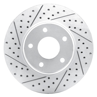 Dynamic Friction Company® - Drilled and Slotted Brake Rotor