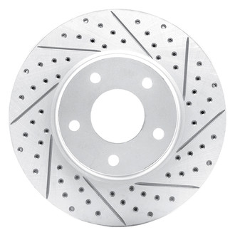 DFC® - Drilled and Slotted Front Passenger Side Brake Rotor