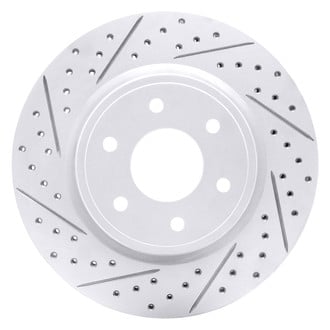 Dynamic Friction Company® - Drilled and Slotted Brake Rotor