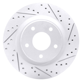 DFC® - Drilled and Slotted Front Passenger Side Brake Rotor