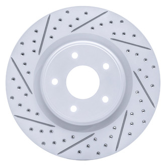 Dynamic Friction Company® - Drilled and Slotted Brake Rotor
