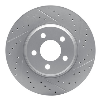 DFC® - Drilled and Slotted Front Passenger Side Brake Rotor