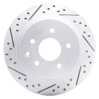 DFC® - Drilled and Slotted Rear Driver Side Brake Rotor