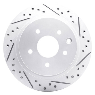 DFC® - Drilled and Slotted Rear Passenger Side Brake Rotor