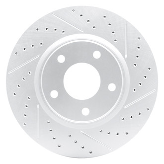 DFC® - Drilled and Slotted Front Passenger Side Brake Rotor