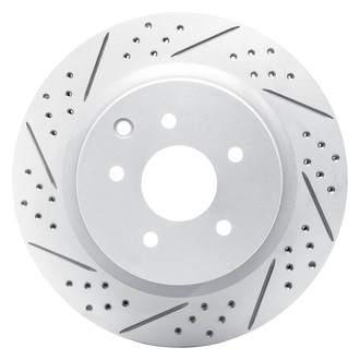 DFC® - Drilled and Slotted Rear Driver Side Brake Rotor