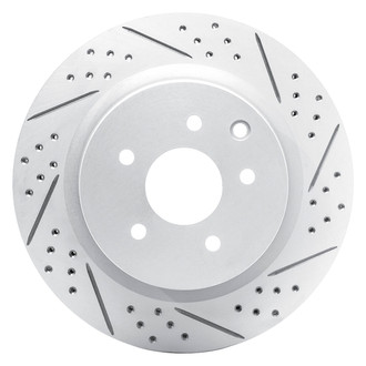 DFC® - Drilled and Slotted Rear Passenger Side Brake Rotor