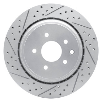 DFC® - Drilled and Slotted Rear Driver Side Brake Rotor