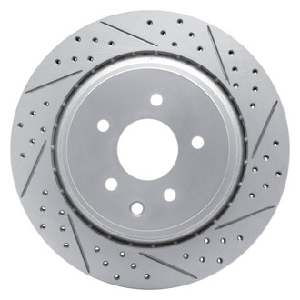 DFC® - Drilled and Slotted Rear Passenger Side Brake Rotor