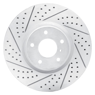 Dynamic Friction Company® - Drilled and Slotted Brake Rotor