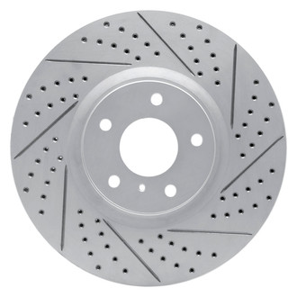 DFC® - Drilled and Slotted Front Passenger Side Brake Rotor