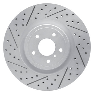 Dynamic Friction Company® - Drilled and Slotted Brake Rotor