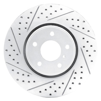 Dynamic Friction Company® - Drilled and Slotted Brake Rotor