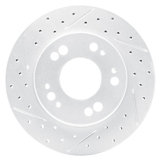 Dynamic Friction Company® - Drilled and Slotted Brake Rotor