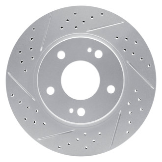 Dynamic Friction Company® - Drilled and Slotted Brake Rotor