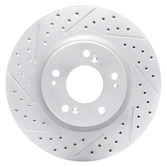 Dynamic Friction Company® - Drilled and Slotted Brake Rotor