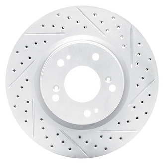DFC® - Drilled and Slotted Front Passenger Side Brake Rotor