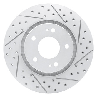 DFC® - Drilled and Slotted Front Passenger Side Brake Rotor