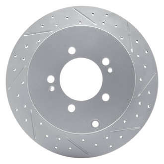 DFC® - Drilled and Slotted Rear Passenger Side Brake Rotor