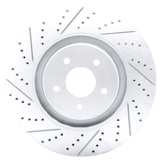 Dynamic Friction Company® - Drilled and Slotted Brake Rotor
