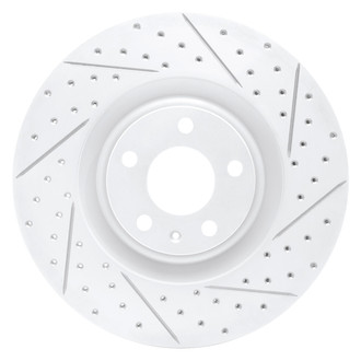 DFC® - Drilled and Slotted Front Passenger Side Brake Rotor