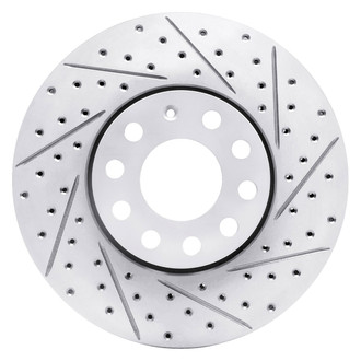 DFC® - Drilled and Slotted Front Passenger Side Brake Rotor