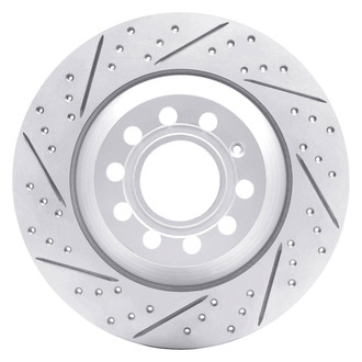 DFC® - Drilled and Slotted Rear Driver Side Brake Rotor