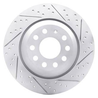 DFC® - Drilled and Slotted Rear Passenger Side Brake Rotor