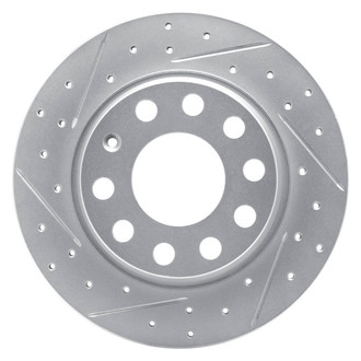 DFC® - Drilled and Slotted Rear Driver Side Brake Rotor