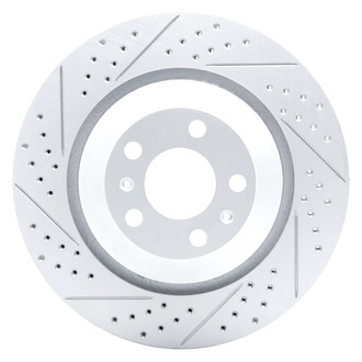 Dynamic Friction Company® - Drilled and Slotted Brake Rotor