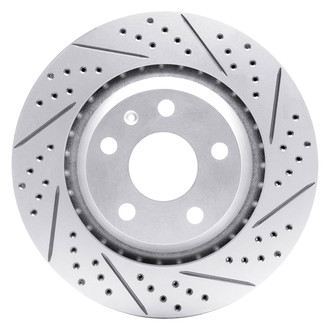DFC® - Drilled and Slotted Rear Passenger Side Brake Rotor