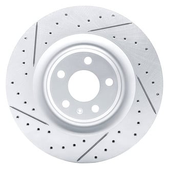 Dynamic Friction Company® - Drilled and Slotted Brake Rotor