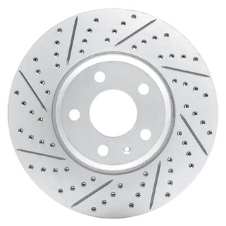 Dynamic Friction Company® - Drilled and Slotted Brake Rotor