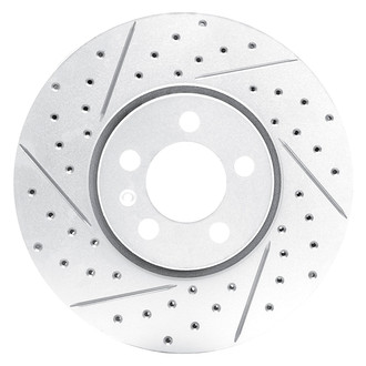 Dynamic Friction Company® - Drilled and Slotted Brake Rotor