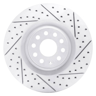 DFC® - Drilled and Slotted Front Passenger Side Brake Rotor