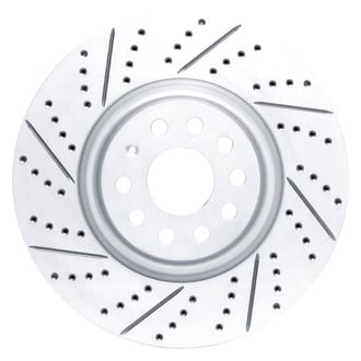 Dynamic Friction Company® - Drilled and Slotted Brake Rotor