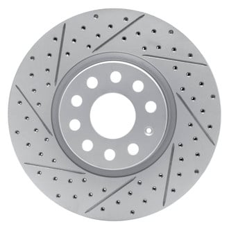 Dynamic Friction Company® - Drilled and Slotted Brake Rotor