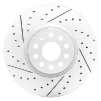 Dynamic Friction Company® - Drilled and Slotted Brake Rotor