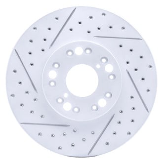 Dynamic Friction Company® - Drilled and Slotted Brake Rotor