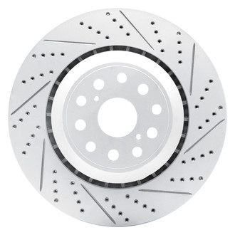 DFC® - Drilled and Slotted Front Passenger Side Brake Rotor