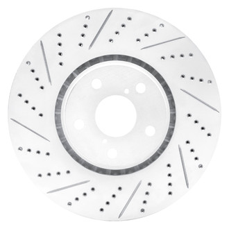 DFC® 830-75023D - Drilled and Slotted Front Driver Side Brake Rotor