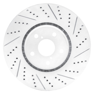DFC® - Drilled and Slotted Front Passenger Side Brake Rotor