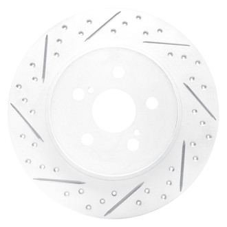 DFC® - Drilled and Slotted Rear Driver Side Brake Rotor